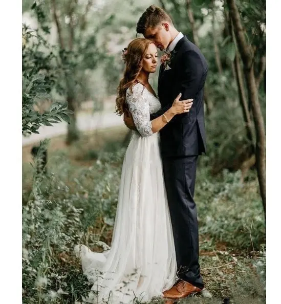 Angel Cutie-vestido de novia bohemio, para mujer, para boda