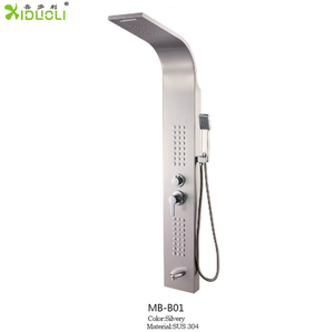 Panneau <span class=keywords><strong>de</strong></span> <span class=keywords><strong>douche</strong></span> multifonction en acier inoxydable avec radio intégrée - Product Image 5