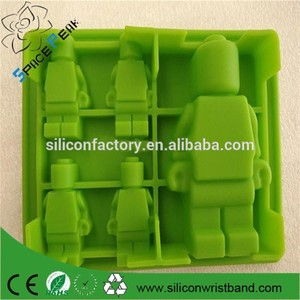 Venta al por mayor Robot Lego gente figura de silicona molde de <span class=keywords><strong>pastel</strong></span> de <span class=keywords><strong>Chocolate</strong></span> para hornear <span class=keywords><strong>Fondant</strong></span> - Product Image 4
