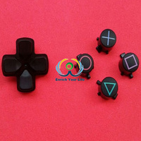 Moins cher Remplacement D-pad & Action Boutons ABXY ensemble de bouton pour Sony PS4 Console Contrôleur de Bouton