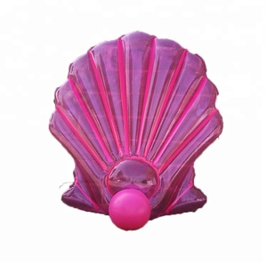 Eco-friendly Pvc Material pink <strong>Inflatable</strong> <strong>Seashell</strong> <strong>Float</strong> - Product Image 2