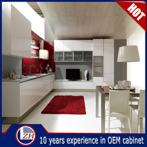 Armoire de cuisine moderne en acrylique, placard de cuisine, nouveau modèle, bon marché, 2017 - Product Image 1