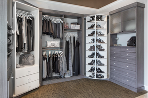 แฟชั่นไม้เดินในการจัดเก็บเสื้อผ้าตู้เก็บเสื้อผ้าที่มีลิ้นชักและตู้รองเท้า - Product Image 6