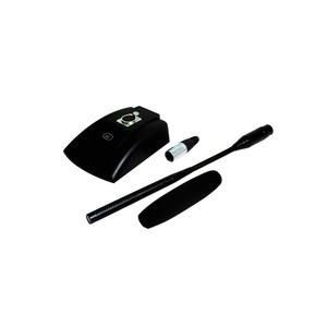 Microfone portas ultra baixas do interruptor rj45, 802.3af conversor de latência com fio <span class=keywords><strong>dante</strong></span> com botão de alimentação de toque luz
