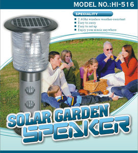 con el altavoz inalámbrico <span class=keywords><strong>de</strong></span> 2,4 GHz <span class=keywords><strong>luz</strong></span> del jardín <span class=keywords><strong>de</strong></span> la moda - Product Image 1