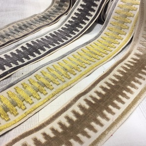 Cinta de Jacquard de Poliéster al por Mayor para Cortinas, Borde de Encaje, Flecos, Cinta de Terciopelo para Cortinas - Product Image 4