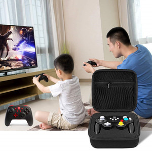 Hộp Đựng Bảo Vệ Lưu Trữ Túi Đựng Túi Cứng Bộ Điều Khiển Chuyển Đổi Kiểu Gamecube Không Dây <span class=keywords><strong>EVA</strong></span> Cho Powera Black, V. V. AOYE - Product Image 2