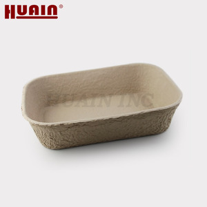 Kunden spezifische biologisch abbaubare trocken gepresste geformte Zellstoff papier Katze Katzen toilette Braune Farbe für den Hausgebrauch - Product Image 5