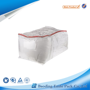 Zipper Bag For Clothes Zipper Pvc Bag Plastic Pvc Zipper Storage Bag For Clothes Blanket Quilt Packing