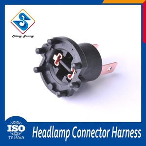 Professionnel h7 phare ampoule titulaire 2 broches connecteur mâle femelle fil harnais - Product Image 1