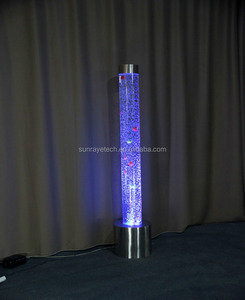 Tube à bulles LED sur pied <span class=keywords><strong>de</strong></span> 180 cm <span class=keywords><strong>de</strong></span> haut et 15 cm <span class=keywords><strong>de</strong></span> diamètre avec <span class=keywords><strong>aquarium</strong></span> pour bureau, hôtel, restaurant, spectacle, événement - Product Image 4