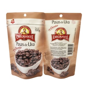 Impresión digital precio bajo plástico mate Stand Up zip bag nueces secas bolsas de embalaje galleta reutilizable comestible Stand Up Mylar bag - Product Image 3