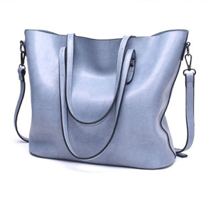 Venta al por mayor, <span class=keywords><strong>Guangzhou</strong></span>, proveedor de <span class=keywords><strong>China</strong></span>, nuevos productos, bolso femenino, bolso de hombro de gran capacidad Simple de Europa y Estados Unidos - Product Image 6