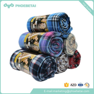 Us hot vente personnalisé plaid <span class=keywords><strong>polaire</strong></span> couverture <span class=keywords><strong>polaire</strong></span> - Product Image 4