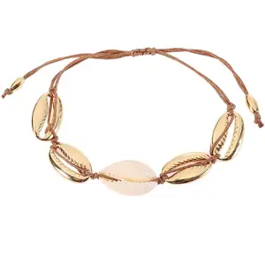 2020 Top Selling Handmade Natural Shell Bracelet For Women Mix With Zinc Alloy Shape New Lady Jewelry Cheap Bohemia Bracelet