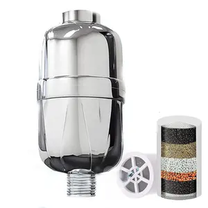 20 stages universal bright chromed shower filter / shower water purifier