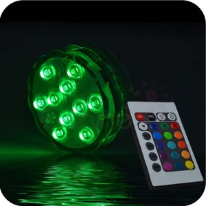 Funciona con pilas 10leds luces sumergibles RGB bajo el agua acuario noche lámparas coloridas piscina <span class=keywords><strong>luz</strong></span> <span class=keywords><strong>para</strong></span> florero de boda - Product Image 5
