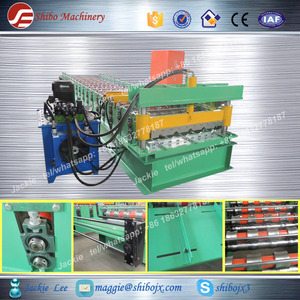 Perfil <span class=keywords><strong>de</strong></span> <span class=keywords><strong>cubierta</strong></span> <span class=keywords><strong>de</strong></span> zinc galvanizado rollo <span class=keywords><strong>de</strong></span> lámina que forma la máquina <span class=keywords><strong>de</strong></span> fabricación <span class=keywords><strong>de</strong></span> <span class=keywords><strong>chapa</strong></span> <span class=keywords><strong>trapezoidal</strong></span> - Product Image 1