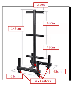 GYM Storage Rack Barbell Stand Holder <strong>Weight</strong> Plate Rack <strong>Weight</strong> Plate <strong>Tree</strong> - Product Image 2
