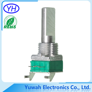 Free Samples RoHS 9mm rotary coal film 5 pin linear a20k b203k PCB potentiometer - Product Image 2