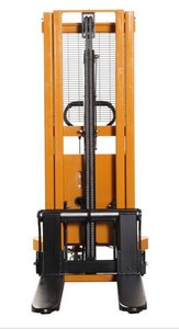 1500kg डबल मस्तूल तय कांटा मैनुअल फोर्कलिफ्ट पैलेट स्टेकर - Product Image 5