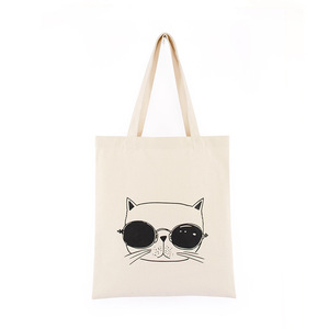 Heli Différents Modèle D'impression Blanc Organique Végétale <span class=keywords><strong>Sac</strong></span> Cabas En Coton - Product Image 3