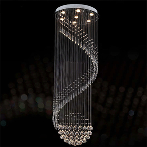 Di lusso <span class=keywords><strong>classico</strong></span> <span class=keywords><strong>moderno</strong></span> hotel applicazione hall montaggio a filo lampadari di cristallo - Product Image 2