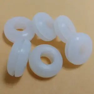 BPA cấp thực phẩm miễn phí Silicone Trắng <span class=keywords><strong>airlock</strong></span> Grommet cho Mason Jar nắp nhựa - Product Image 4