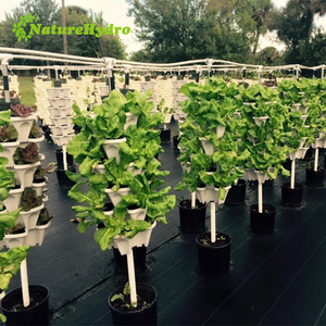 <strong>Stackable</strong> Flower Pot Vertical Garden <strong>Tower</strong> Pots Plants <strong>Planters</strong>
