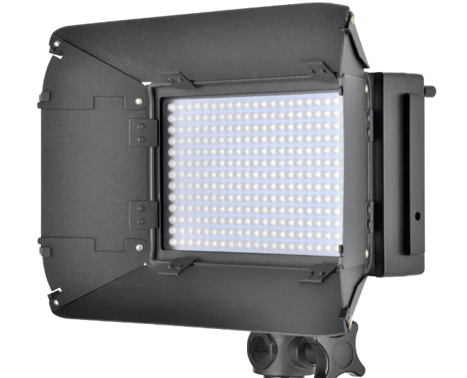 LED Video aydınlatma kiti Dimmer 5600k on-kamera işık için kamera DSLR