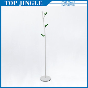 6 Ganchos Fancy Metal Clothing Store Display Stand Marrón y Amarillo 28,5x162cm - Product Image 2