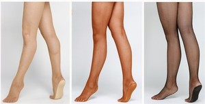Commercio all'ingrosso Donne Professionali di Ballo Latino Pelle Abbronzata Calze A Rete Nere - Product Image 3
