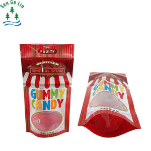 fábrica de alimentos grado plástico sugar pie bolsa de cremallera superior caramelo dulce - Product Image 1