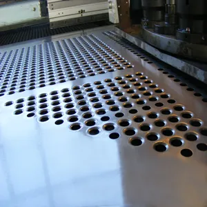 Puede ser personalizado agujero redondo de Metal perforado de la placa de aluminio para ventilación