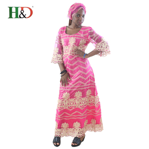 H & D 2018 women dresses GuangZhou ladies clothing outfits African dress large size for wholesale - Product Image 1