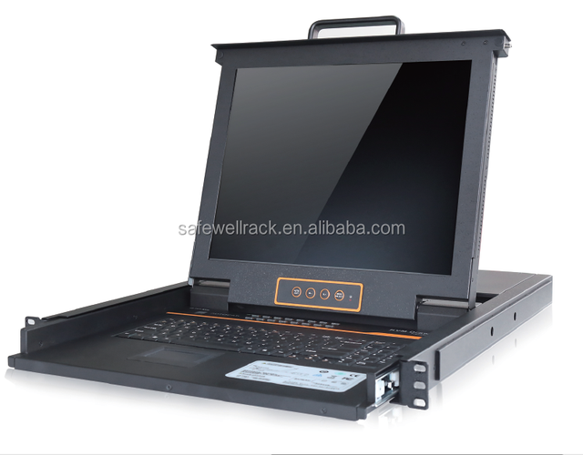 Safewell SW-XL1716 USB 16 port kvm switch with 17" screen