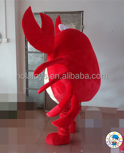 Costumes de la mascotte bola d'animal, grenouillère rouge, vente en gros - Product Image 4