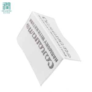 Quần áo nhãn nhà sản xuất tùy chỉnh tái chế quần áo kích thước nhãn tag nhãn may nhãn dệt Giày Túi Vali phụ kiện Polyester - Product Image 2