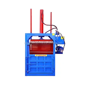 10 T chất thải nhựa báo chí chai PET baler máy thủy lực chai nhựa dọc ống vét cặn máy