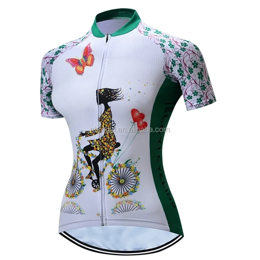 Camisa de bicicleta para mulheres, parte superior, camisa de ciclismo