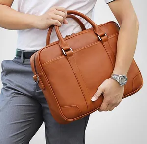 Dreamtop DTC193 OEM ODM 商务男士会议手提包手提袋经典设计奢华高品质牛皮公文包