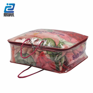 Embalagem com zíper saco de armazenamento colcha de hotel personalizado feito de plástico PVC - Product Image 4