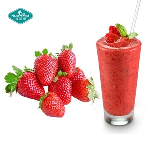 Usine professionnelle personnalisée organique 100% pur soluble dans l'eau séché par pulvérisation de poudre de jus de fruits de fraise - Product Image 4