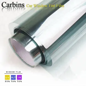 Carbins 2 ply Super Clear Front Window Tinting Film Light Blue