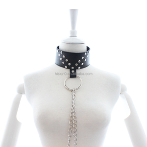 Perçin Budded Bilek to-boyun Kısıtlama Esaret Yaka ve Kelepçe ile Bağlı Metal Zincirler - Product Image 3
