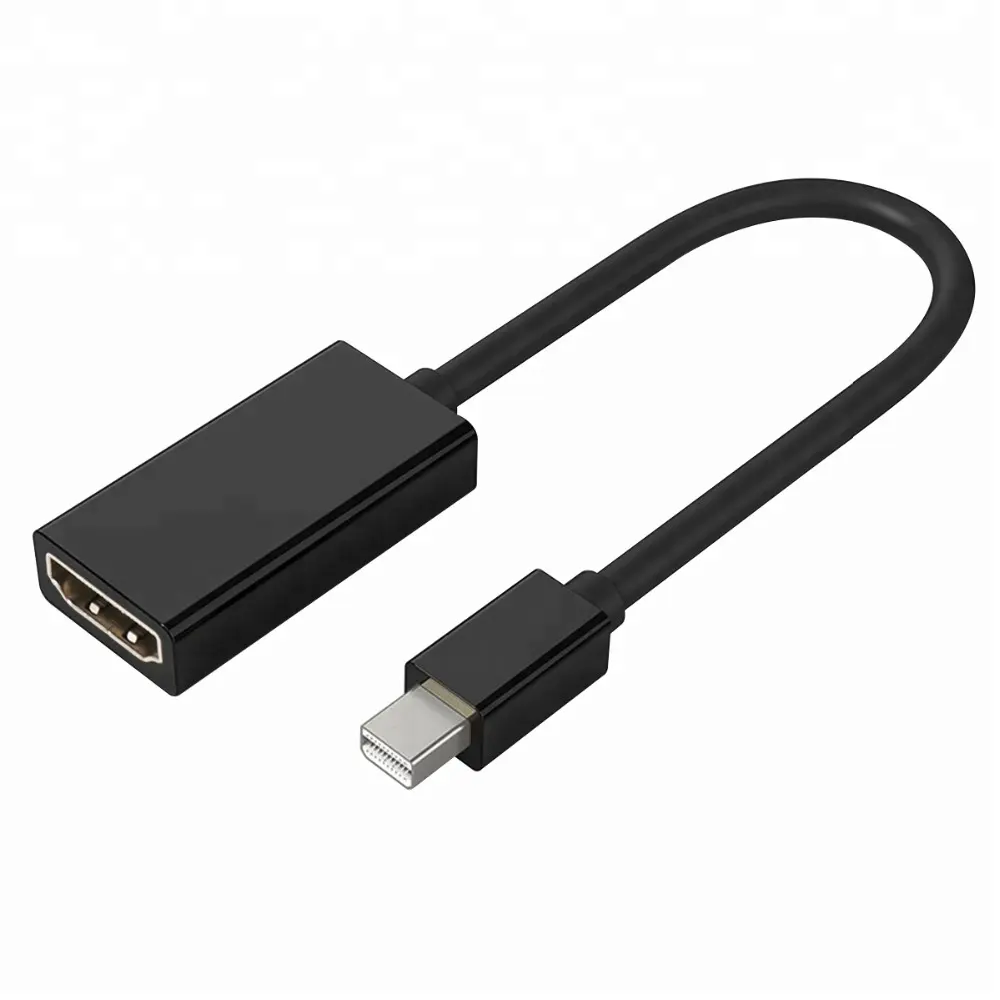 Mini DisplayPort เป็น HDMI Adapter-MINI DP TO HDMI อะแดปเตอร์แปลงสำหรับ MacBook, พื้นผิว Microsoft, จอภาพ, โปรเจคเตอร์, HDTV