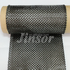 Jinsor 3k 12k Ruban tissé en fibre de carbone ignifuge écologique de 100mm de largeur pour une utilisation artisanale en plein air de voiture de haute résistance - Product Image 2