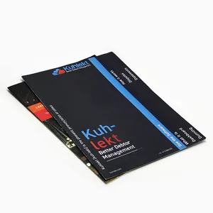 Folded product pocket brochure folders printing