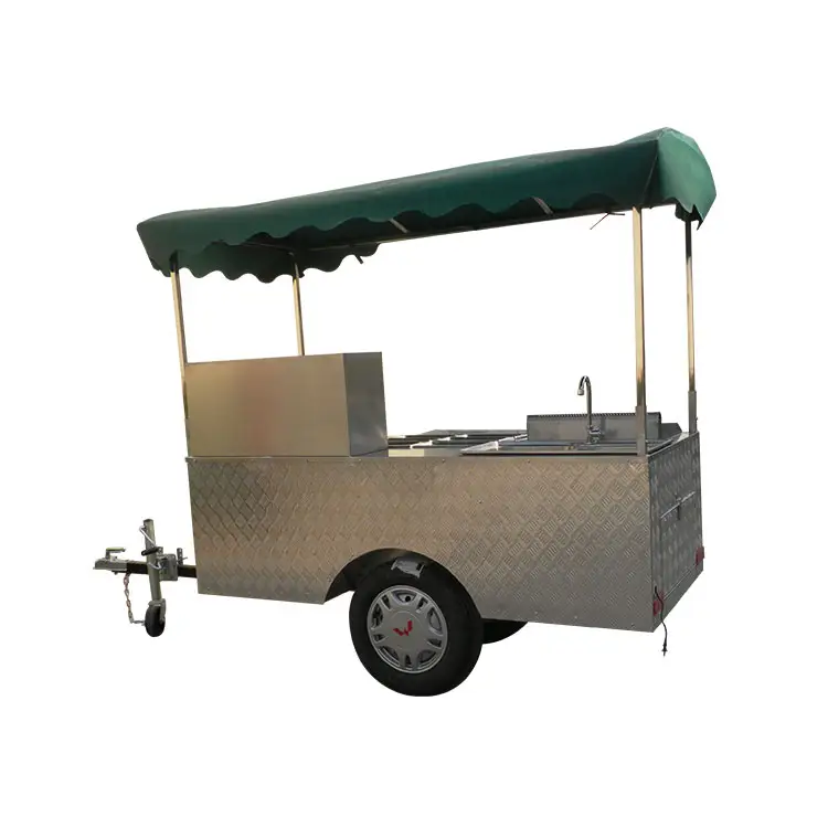 Жареные мороженое машина открытый мобильный раздвижные окна гамбургер бренд еда корзину Ван
