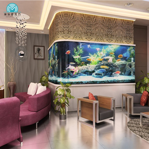 Fabriek Levering Eco Vriendelijke Hoge Kwaliteit Perfect Verse Water Woonkamer Muur Aquarium - Product Image 3
